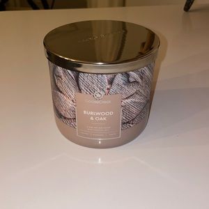 Goose Creek Burlwood & Oak Candle